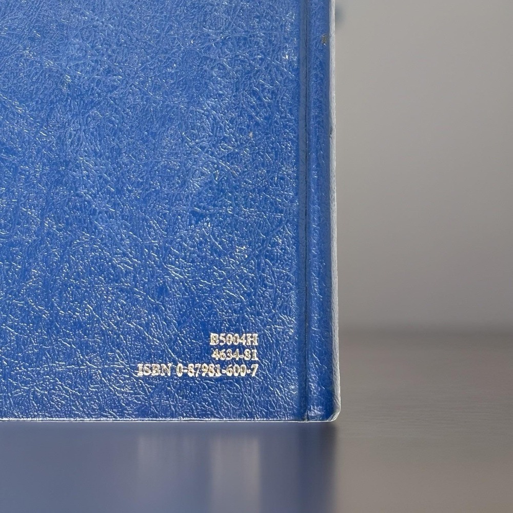 Vintage 1985 KJV Drill Bible Holman Blue Hardcover King James Version 1611 - Picture 3 of 11